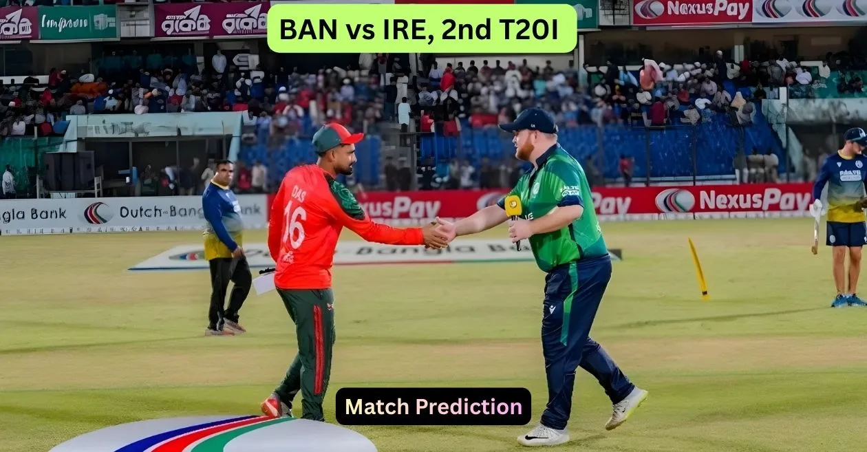 BAN vs IRE, 2nd T20I Match Prediction: Who will win today’s game between Bangladesh and Ireland?