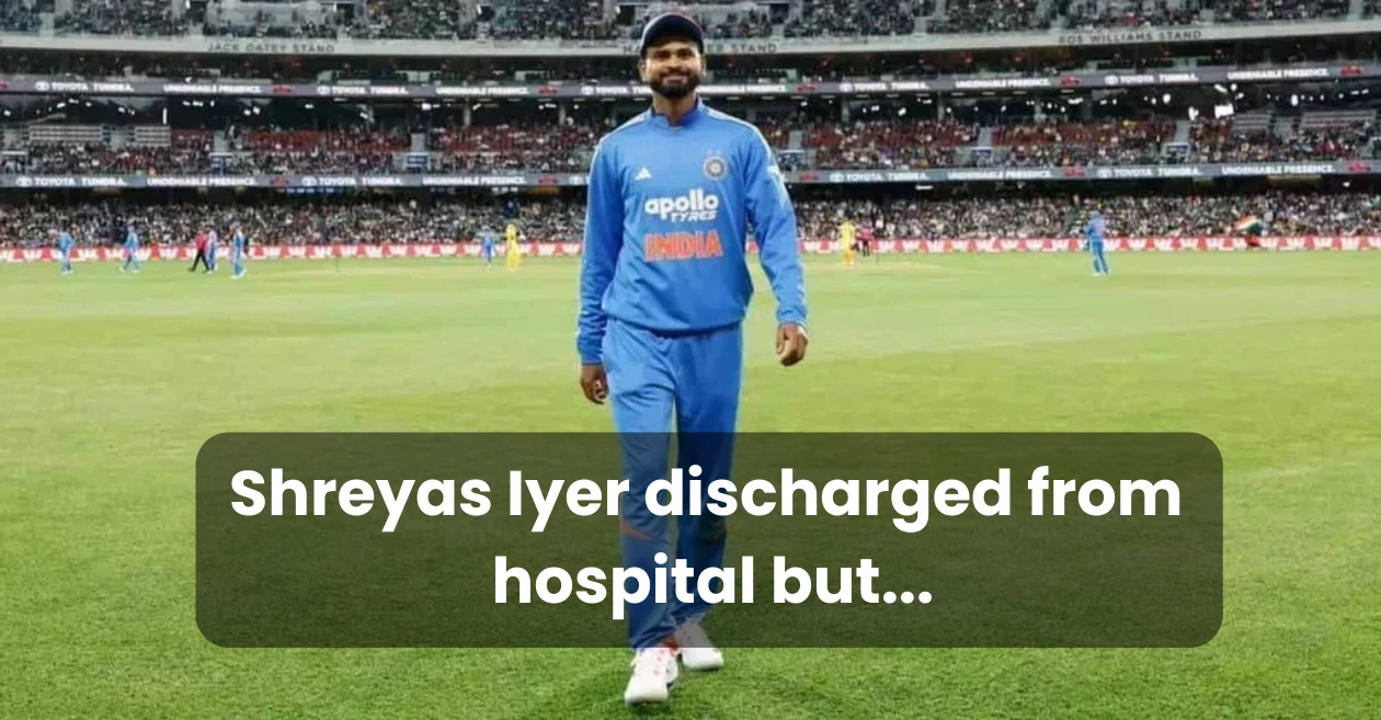 BCCI issue latest medical update on Shreyas Iyer: “He has been discharged from the hospital…”