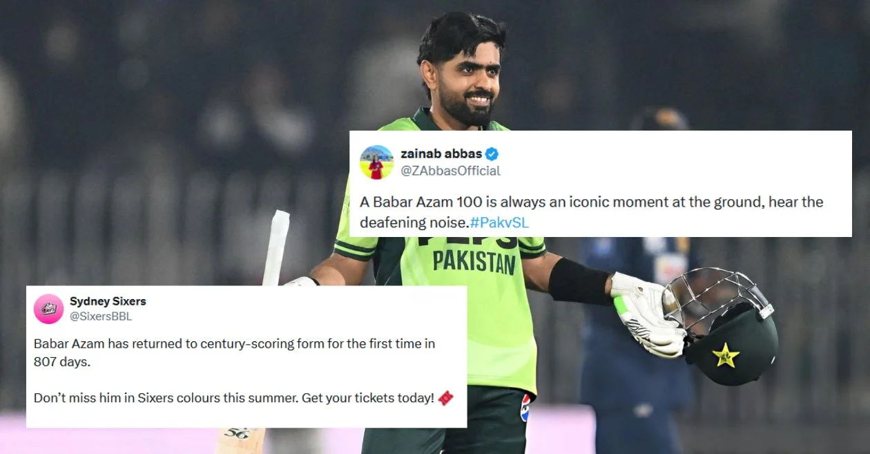 PAK vs SL: Fans erupt in joy as Babar Azam ends century drought with a record breaking innings during the 2nd ODI