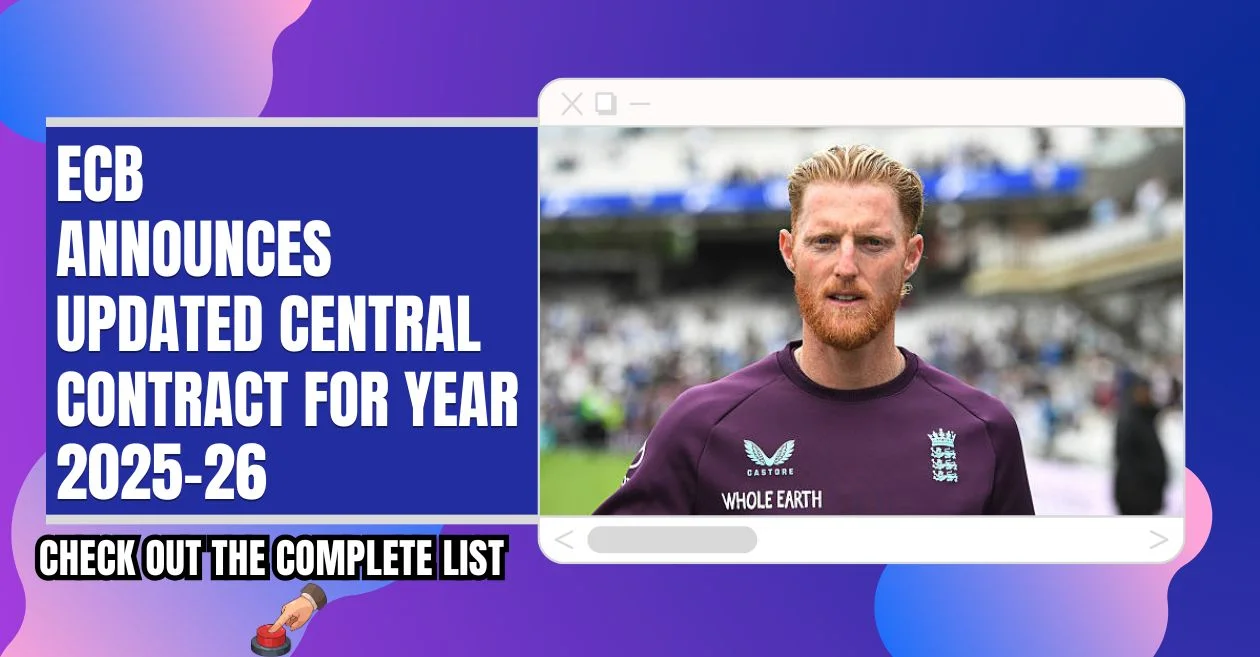 England men’s cricket 2025-26 central contracts: ECB unveils the complete updated list of 30 players