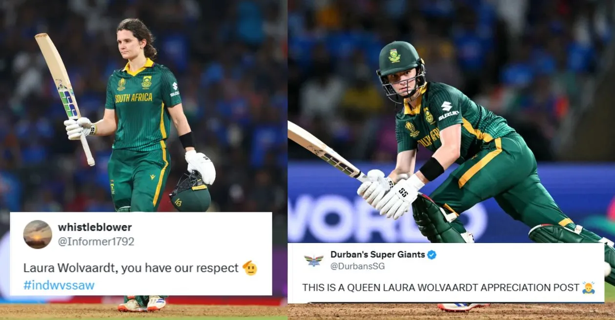 IND vs SA: Fans erupt as Laura Wolvaardt lights up the Women’s World Cup 2025 final with a stunning century