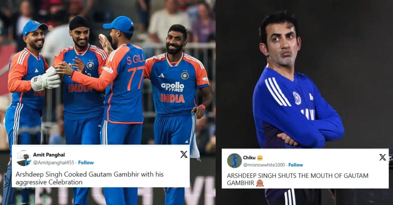 Fans troll Gautam Gambhir after Arshdeep Singh gives India a perfect start in 3rd T20I against Australia