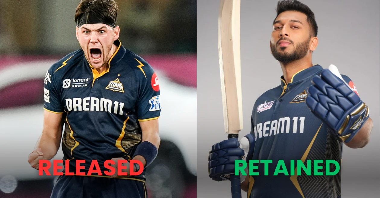 Gujarat Titans: Full List of GG Retentions, Releases, Remaining Slots & Purse | IPL 2026 Auction