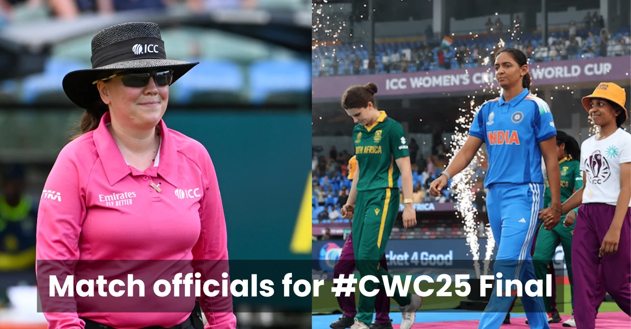ICC unveils the list of match officials for India vs South Africa Women’s World Cup 2025 final
