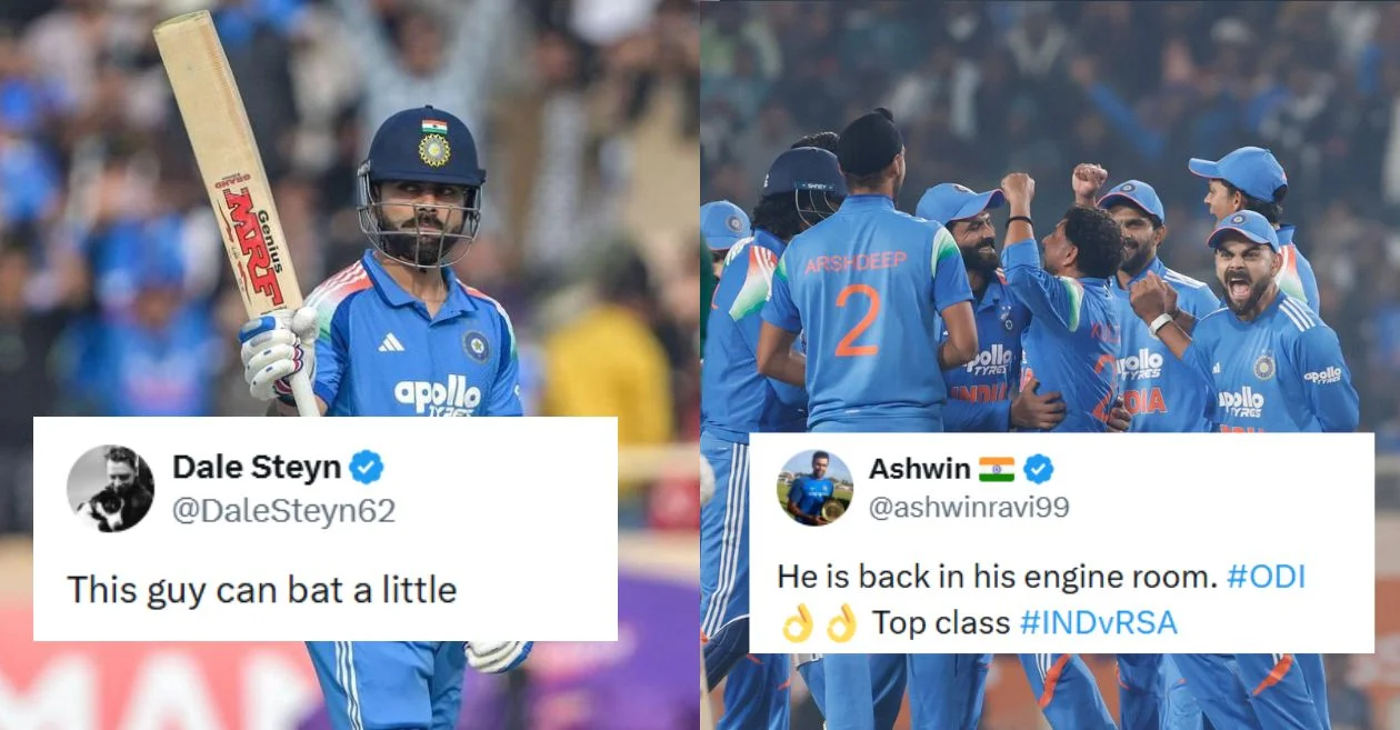 Fans celebrate as Virat Kohli and bowlers help India edge past South Africa by 17 runs in a thrilling Ranchi ODI clash