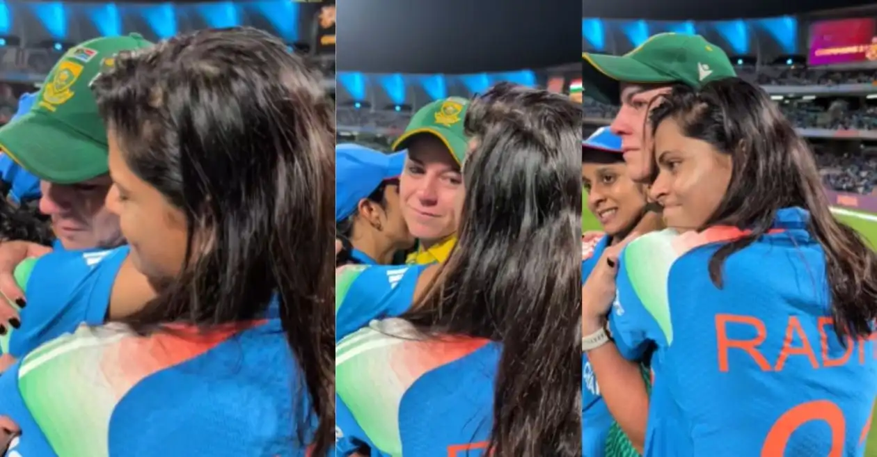 WATCH: Jemimah Rodrigues, Radha Yadav console Marizanne Kapp after India clinches Women’s World Cup 2025