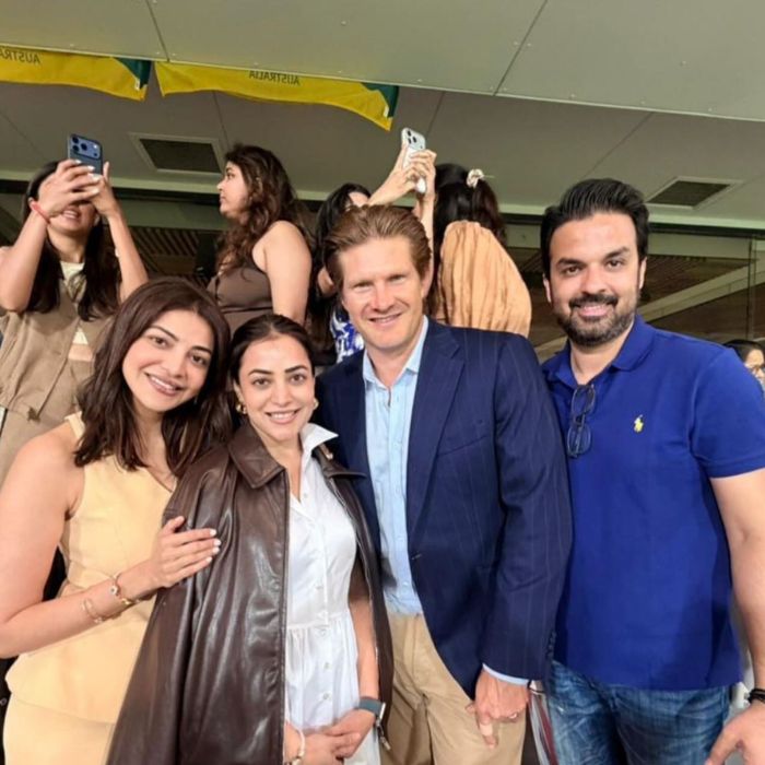 Kajal Aggarwal and Shane Watson