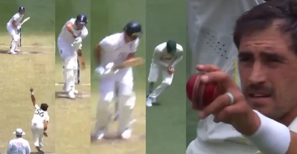 Ashes 2025-26 [WATCH]: Mitchell Starc completes 10 wickets haul at Perth with the key dismissal of Ben Stokes on Day 2 of Perth Test