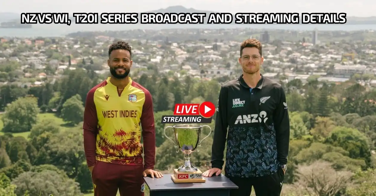 NZ vs WI 2025, T20I Series: Broadcast, Live Streaming Details – When and where to watch in India, Pakistan & other countries