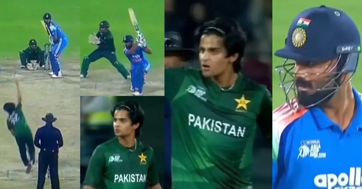 WATCH: Naman Dhir gives a cold stare after Pakistan A spinner sparks controversy with aggressive send-off in Asia Cup Rising Stars 2025
