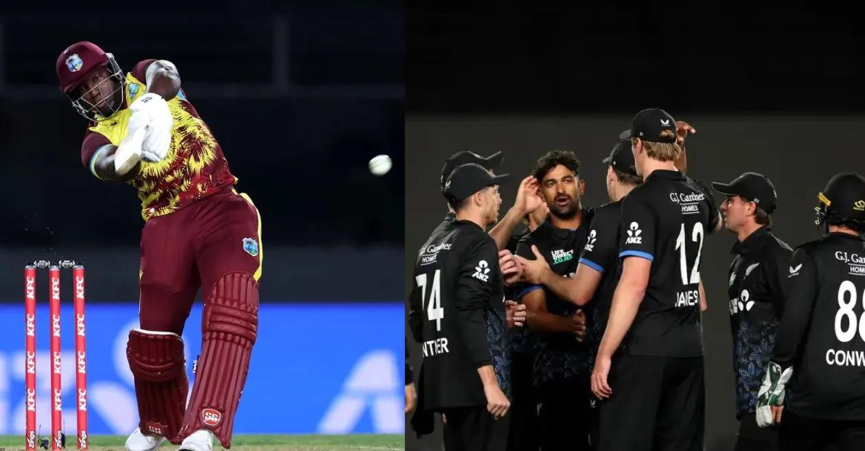 New Zealand hold off a late charge from Rovman Powell to edge past West Indies in a thriller during 2nd T20I
