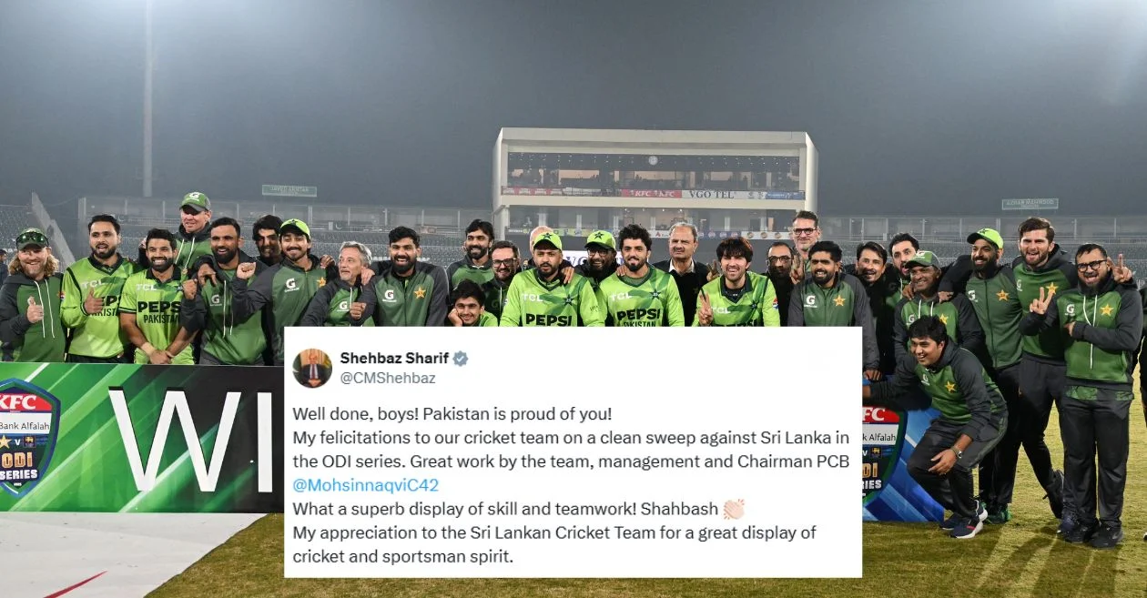 PM Shehbaz Sharif and fans erupt as Pakistan completes 3-0 clean sweep with clinical win vs Sri Lanka in third ODI