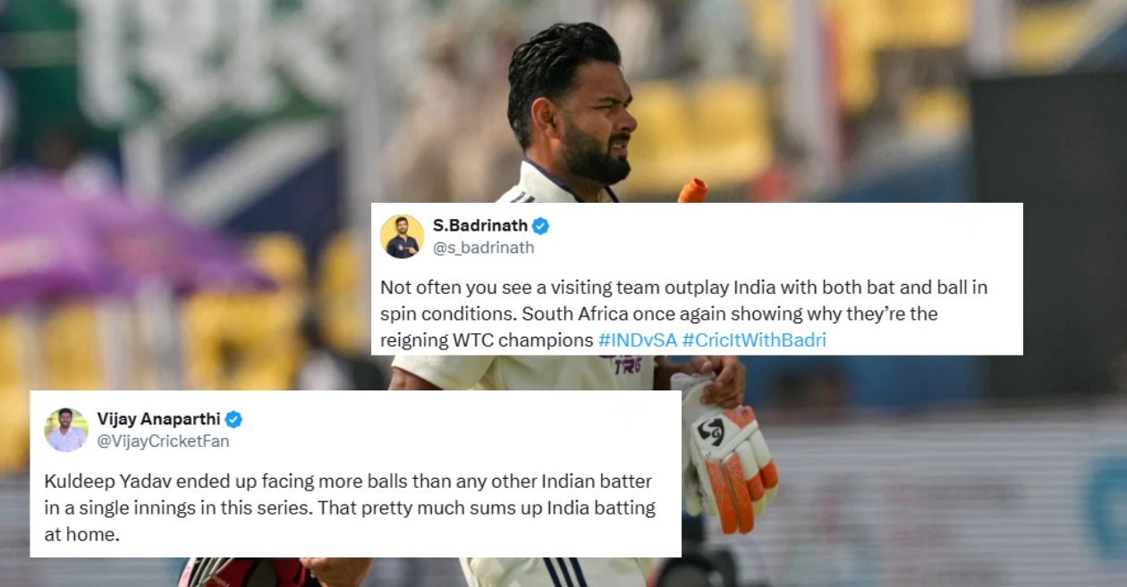 Fans left boiling after India shows disastrous batting against South Africa on Day 3 of the Guwahati Test