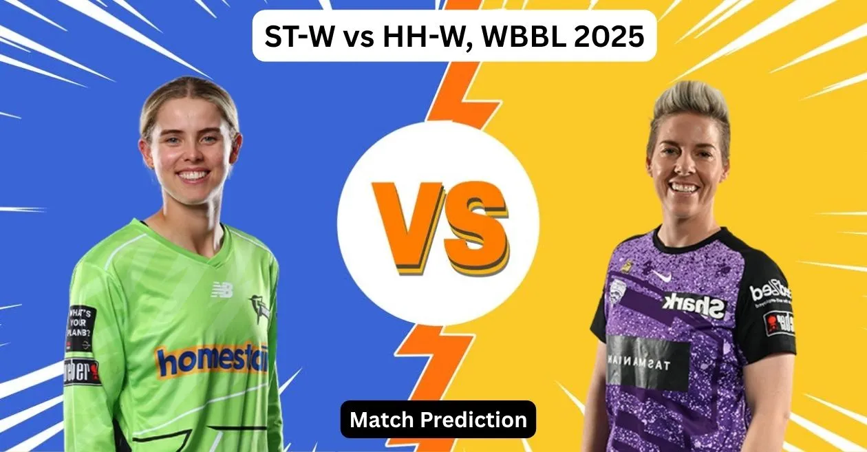 ST-W vs HH-W, WBBL 2025 Match Prediction: Who will win today’s game between Sydney Thunder and Hobart Hurricane?