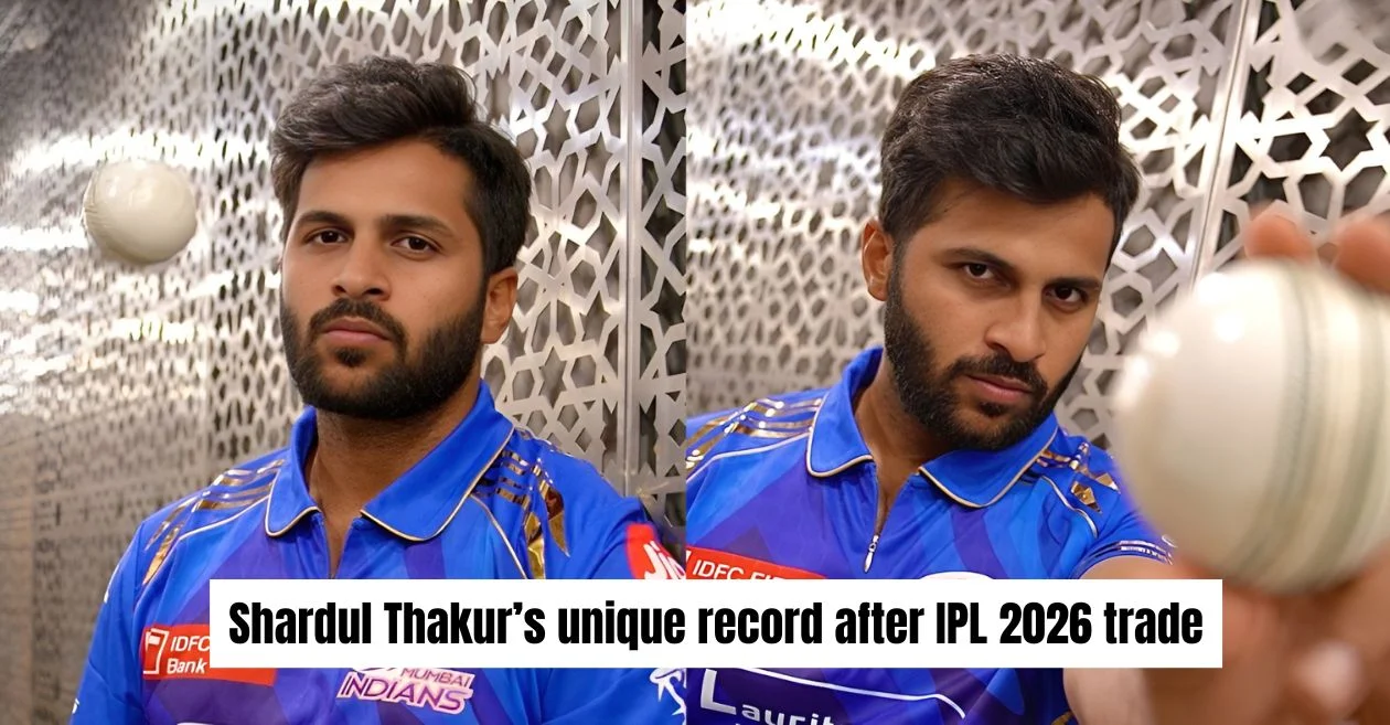 Shardul Thakur creates a unique milestone with his IPL 2026 trade to Mumbai Indians