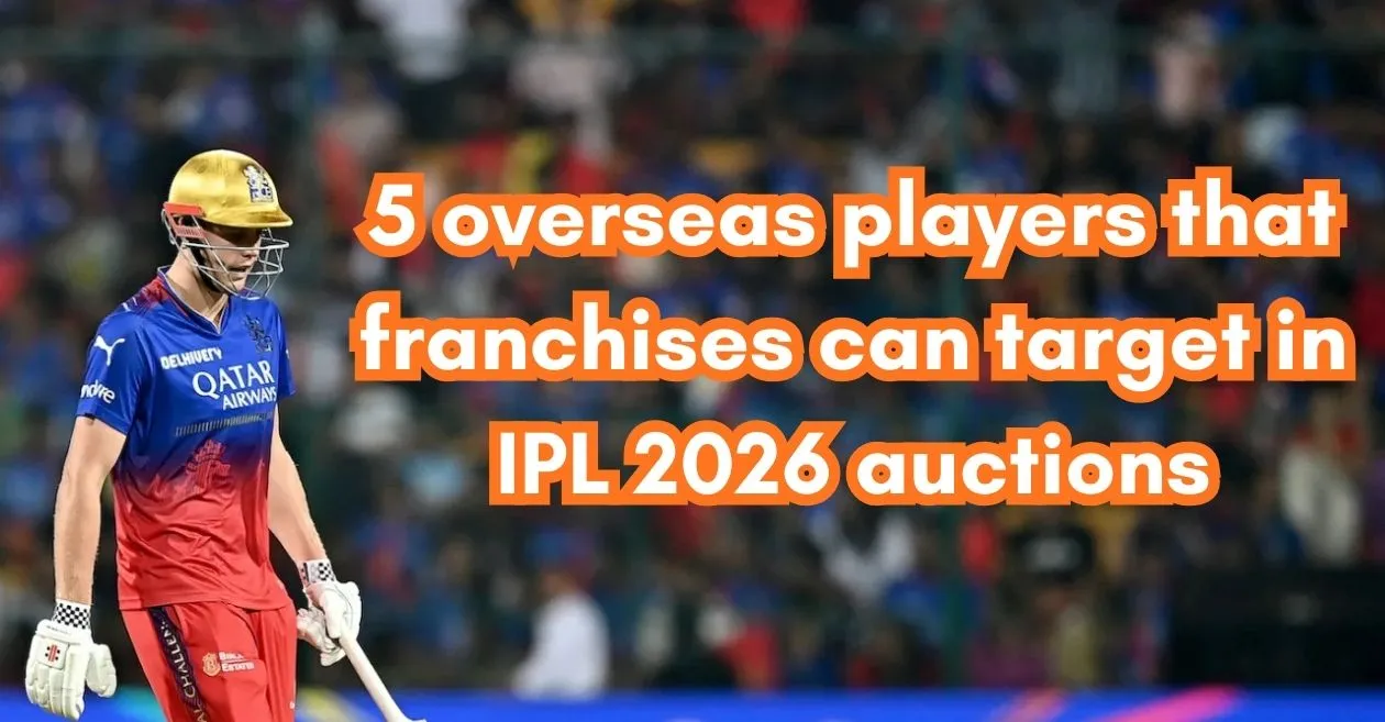 5 overseas players that franchises can target in IPL 2026 Auction ft. Cameron Green