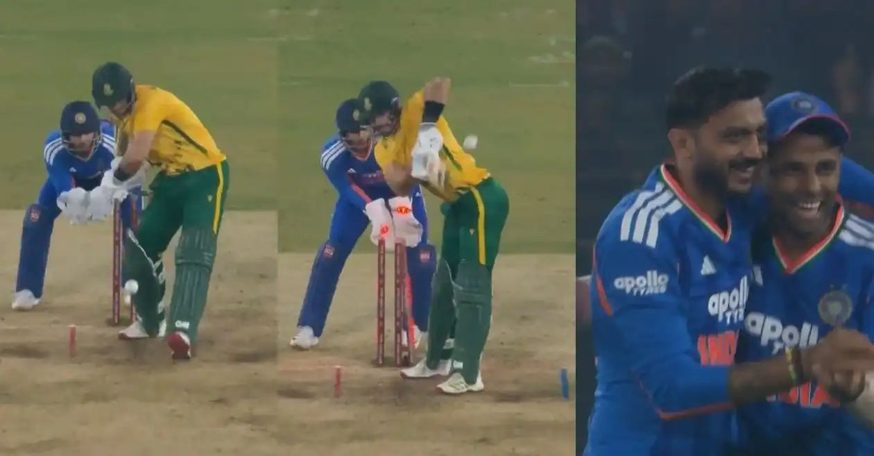 IND vs SA [WATCH]: Axar Patel cleans up Aiden Markram with a beauty in the first T20I