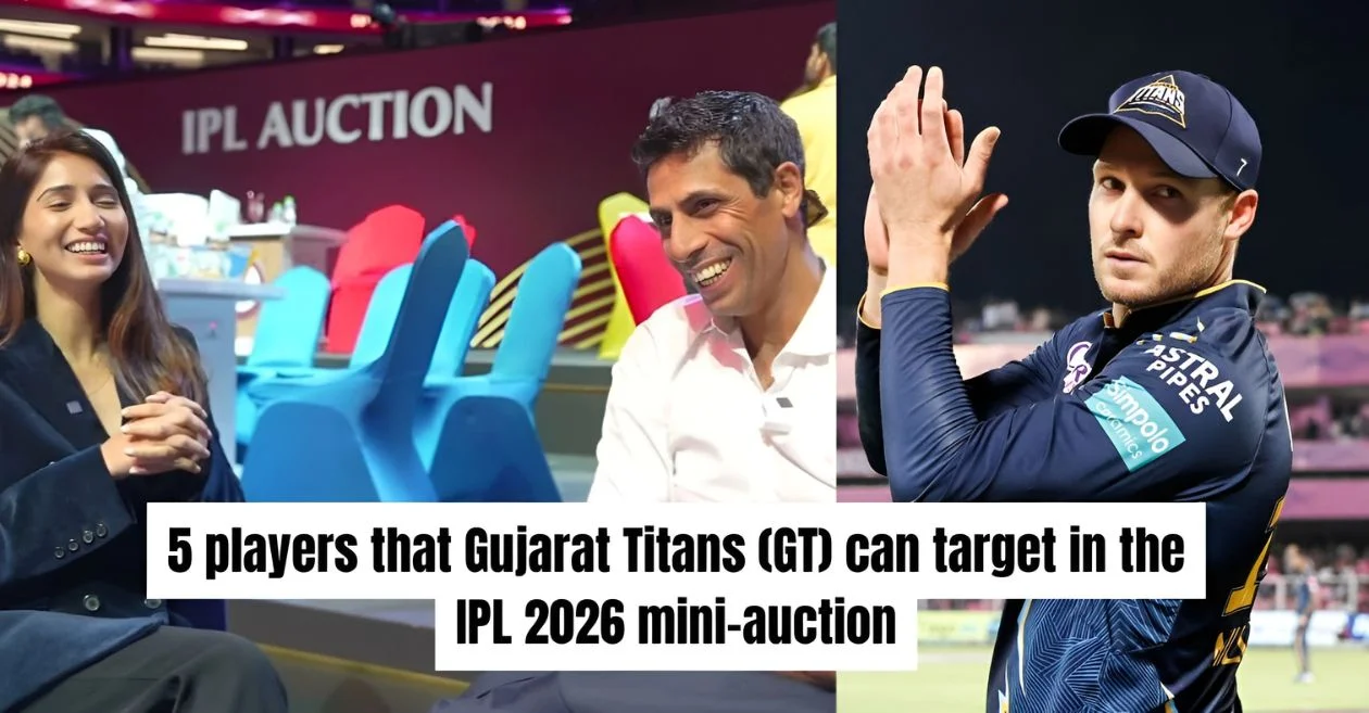 5 players that Gujarat Titans (GT) can target in the IPL 2026 mini-auction