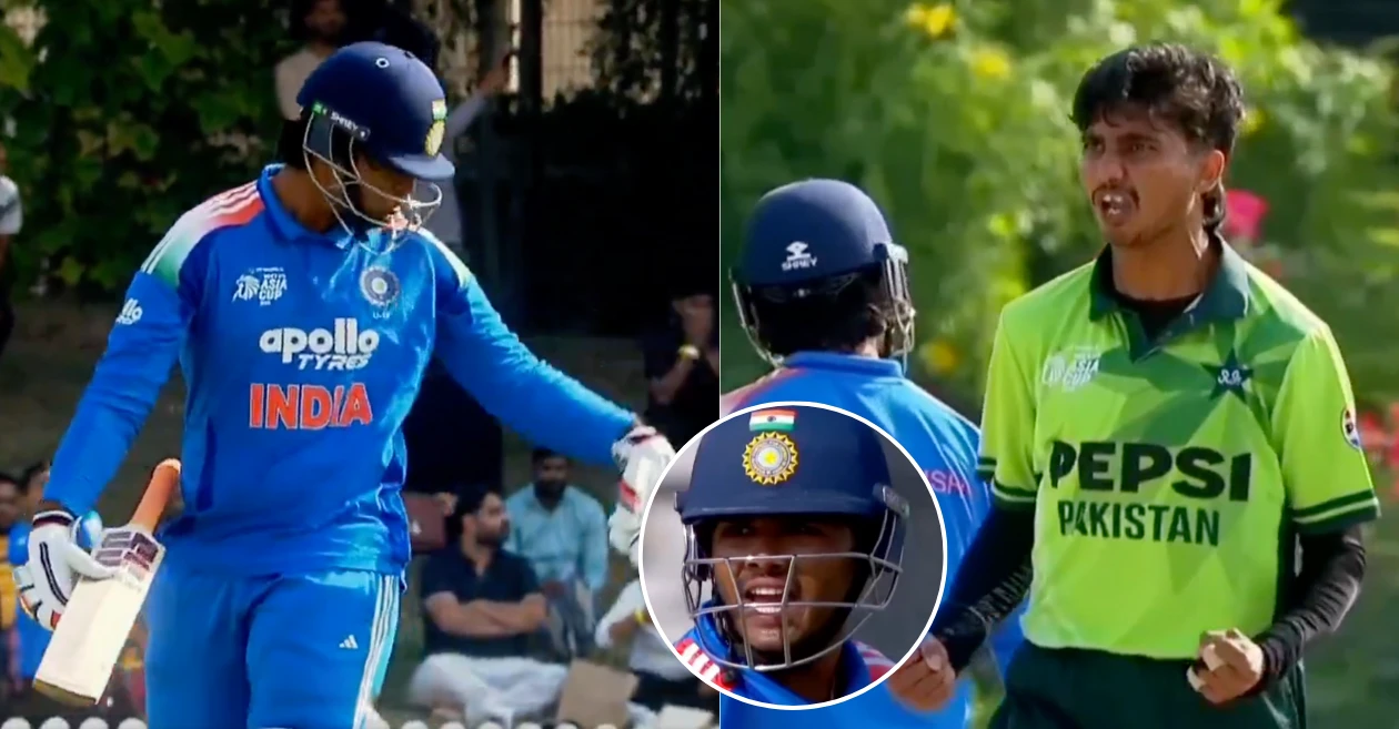 IND vs PAK: Ayush Mhatre, Vaibhav Suryavanshi engage in verbal fight with Ali Raza in U19 Asia Cup 2025 final