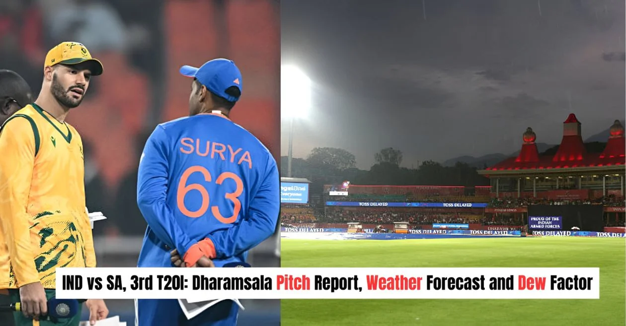 IND vs SA, 3rd T20I: Dharamsala Pitch Report, Weather Forecast, and Dew Factor