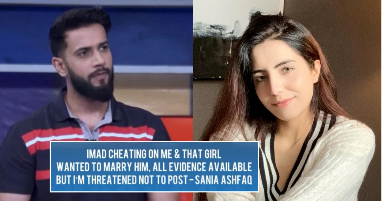 Imad Wasim faces cheating allegations amid divorce with wife Sannia Ashfaq