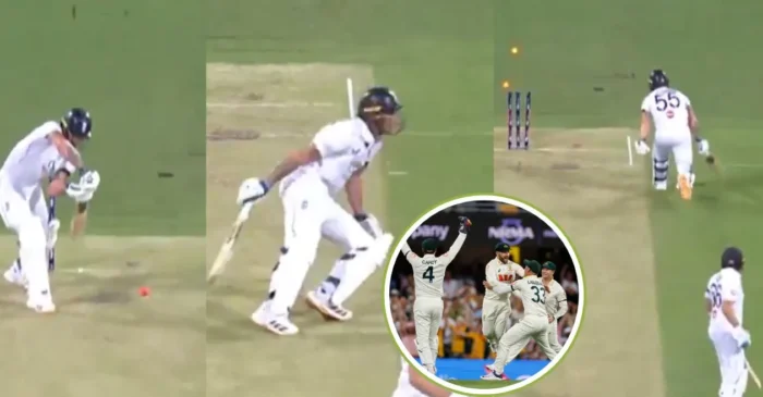 Ashes 2025-26 [WATCH]: Josh Inglis’ stunning direct hit sends Ben Stokes packing on Day 1 of the Pink-Ball Test