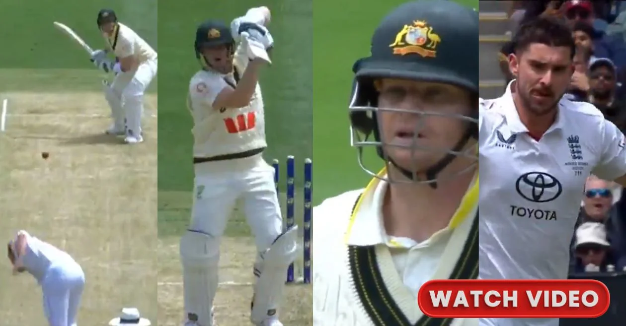 Ashes 2025-26 [WATCH]: Josh Tongue stuns Steve Smith with unplayable delivery on Day 1 of Boxing Day Test | AUS vs ENG