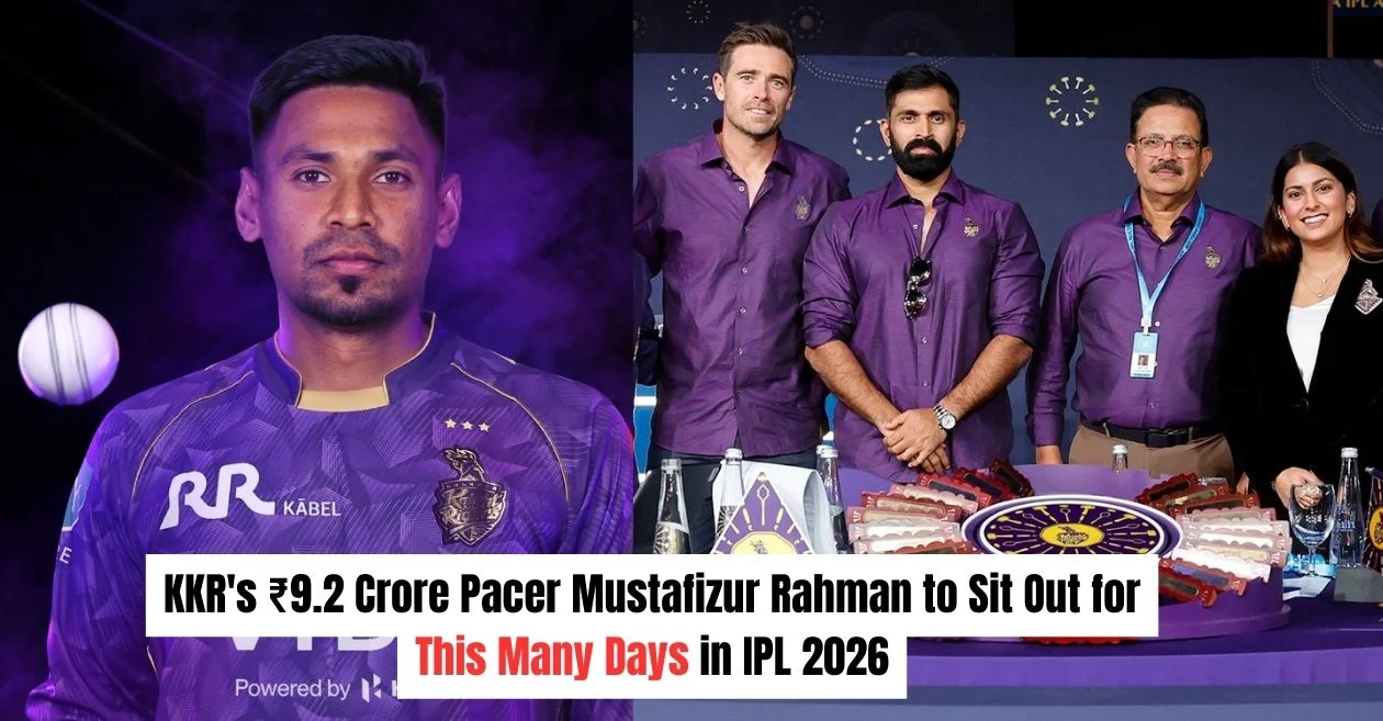 Here’s how long KKR’s ₹9.2 crore pacer Mustafizur Rahman will be out of IPL 2026 – Details inside