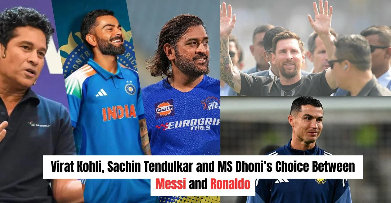 GOAT India tour 2025: When Virat Kohli, Sachin Tendulkar and MS Dhoni picked between Lionel Messi and Cristiano Ronaldo