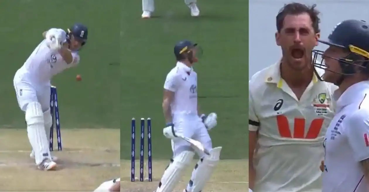 Ashes 2025–26 [WATCH]: Mitchell Starc castles Ben Stokes with absolute jaffa on Day 3 of Adelaide Test