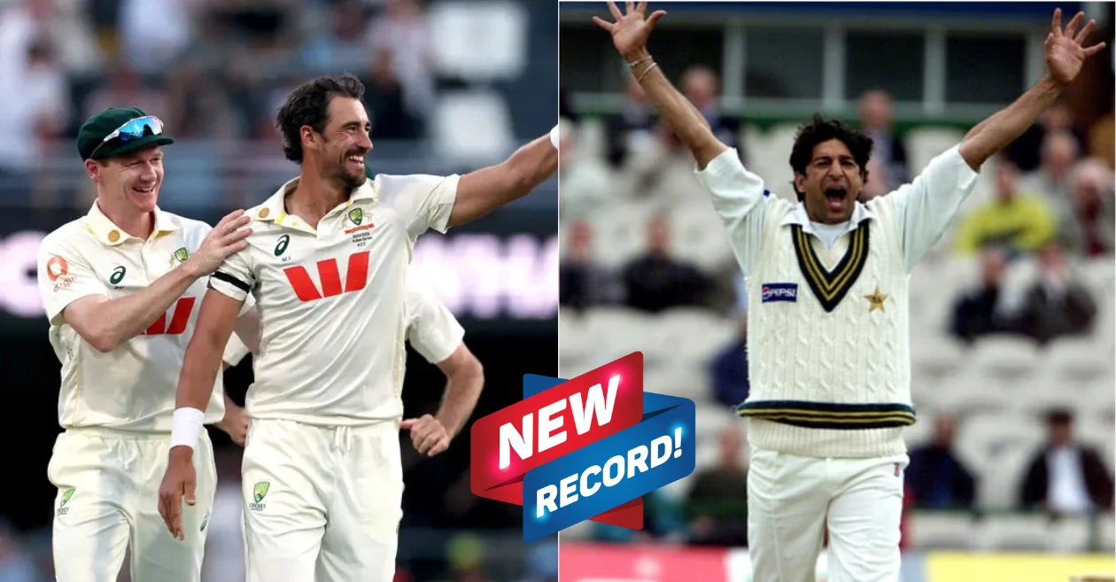 Most Test wickets taken by a left-arm pacer: Mitchell Starc breaks Wasim Akram’s 23-year-old record