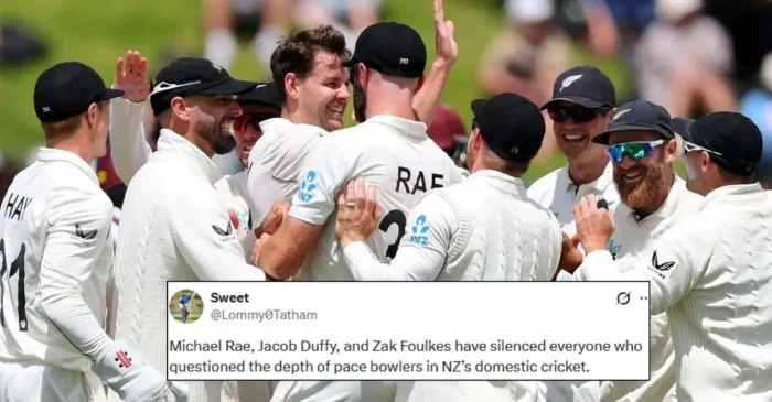 Fans erupt as clinical New Zealand thrash West Indies in the second Test to take 1-0 lead