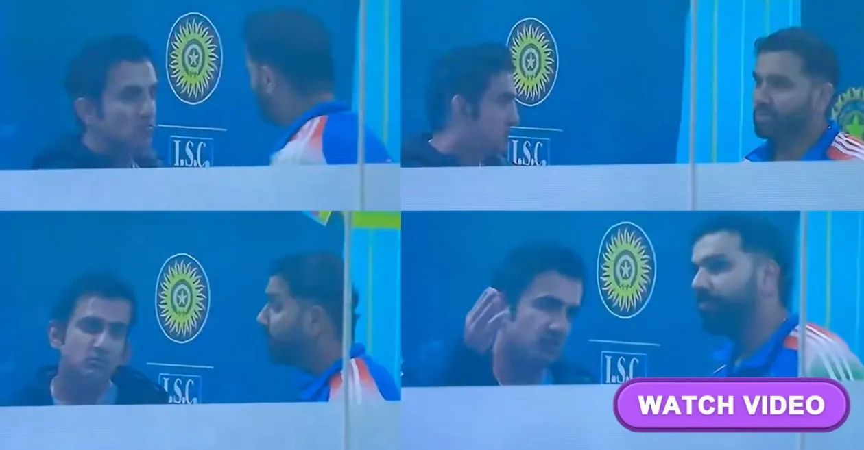 WATCH: Rohit Sharma and Gautam Gambhir engage in an animated discussion after India’s 1st ODI win against South Africa