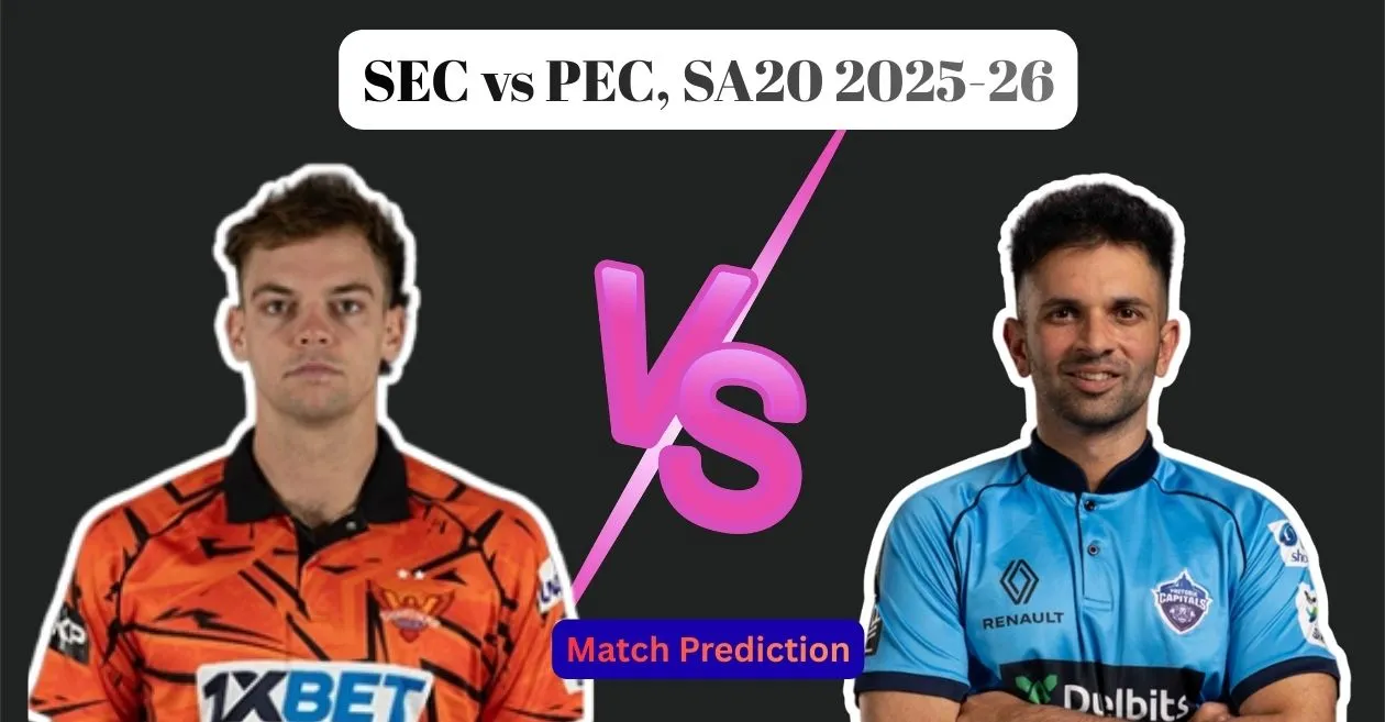 SEC vs PC, SA20 2025-26, Match Prediction: Who will win today’s game between Sunrisers Eastern Cape and Pretoria Capitals?