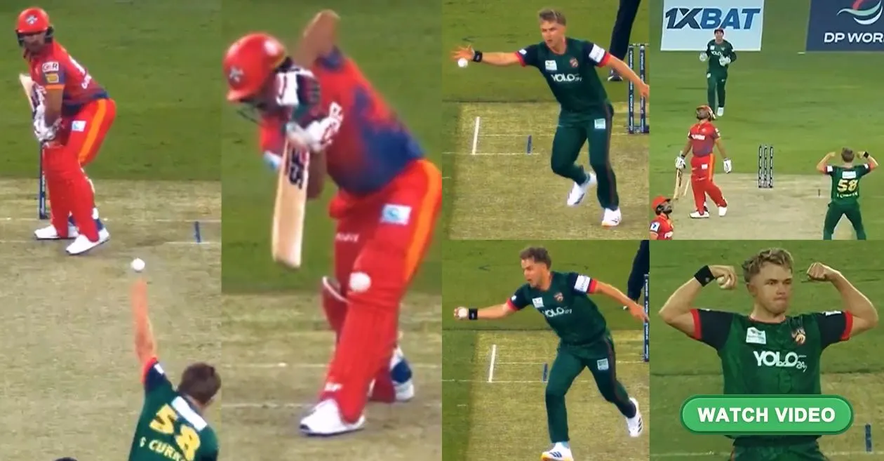 WATCH: Sam Curran plucks a screamer to remove Gulbadin Naib and mimics Afghan star’s signature celebration in ILT20 2025-26
