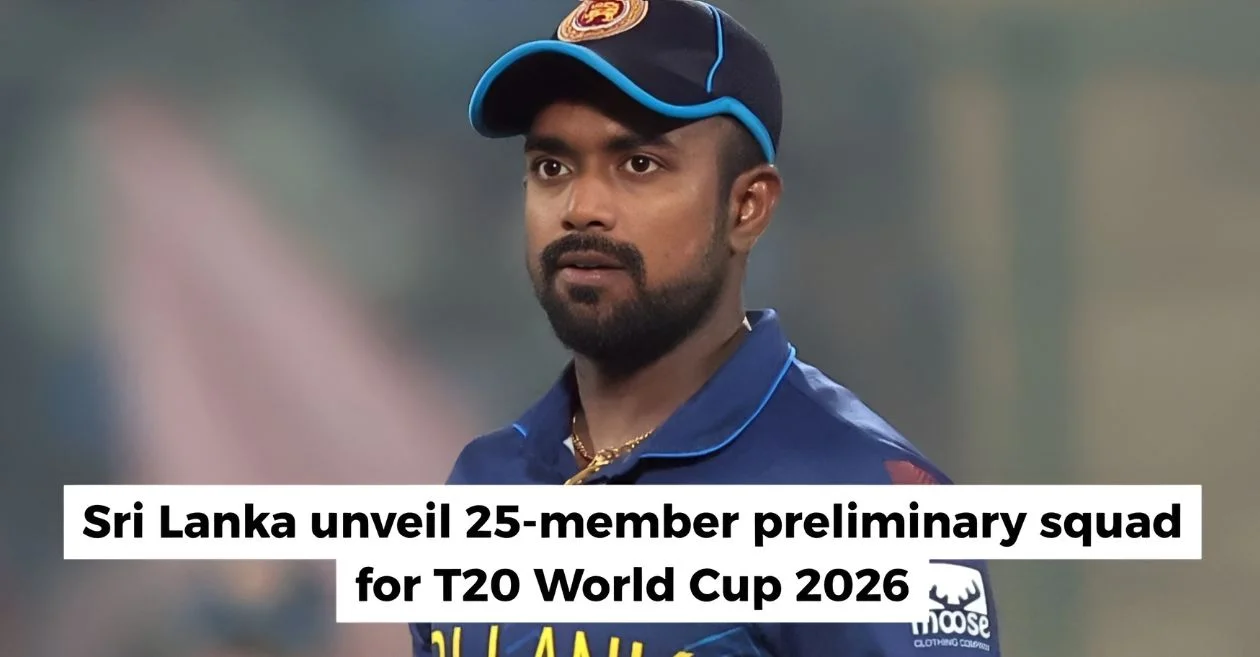Sri Lanka part ways with Charith Asalanka; names new captain in 25-member T20 World Cup 2026 preliminary squad