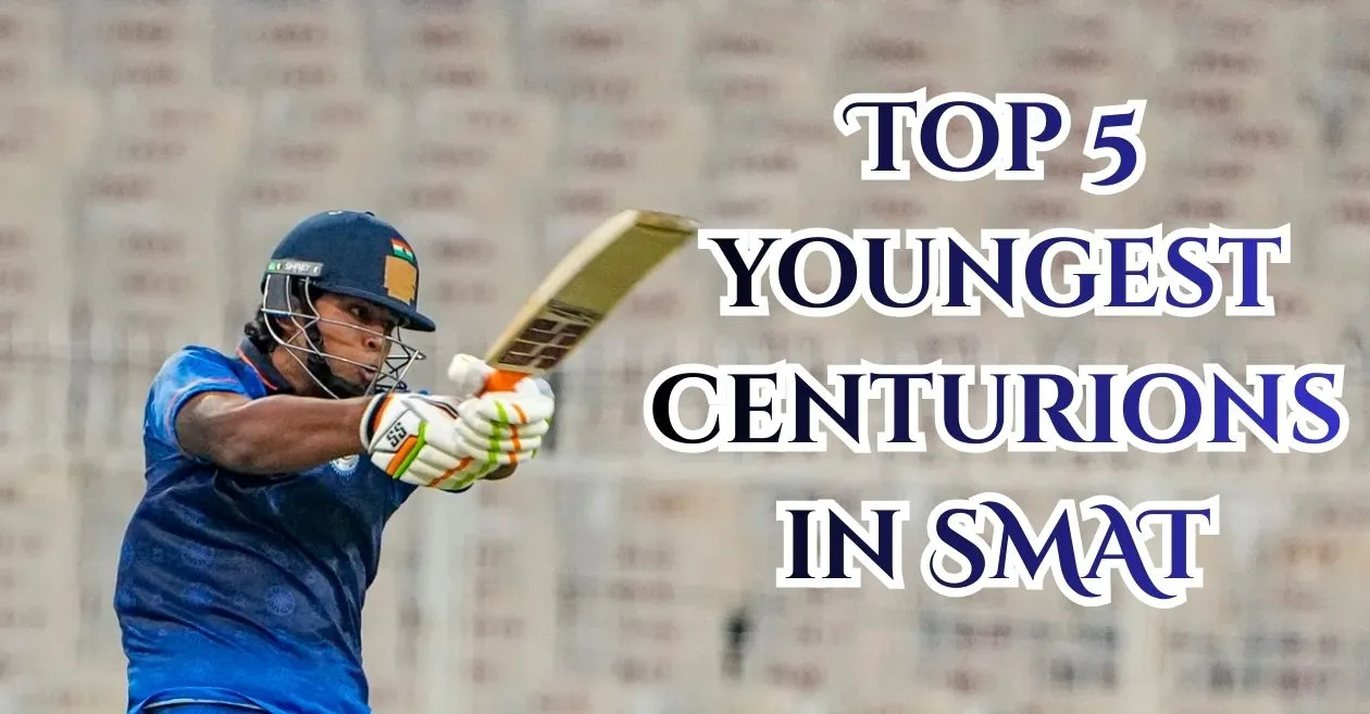 Top 5 youngest centurions in Syed Mushtaq Ali Trophy history ft. Vaibhav Suryavanshi