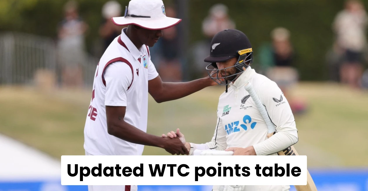 WTC 2025–27 Standings: New Zealand climb to second after dominant series win over West Indies