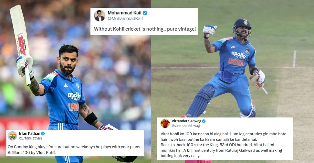 Fans go berserk as Virat Kohli hammers his 53rd ODI century against South Africa in Raipur