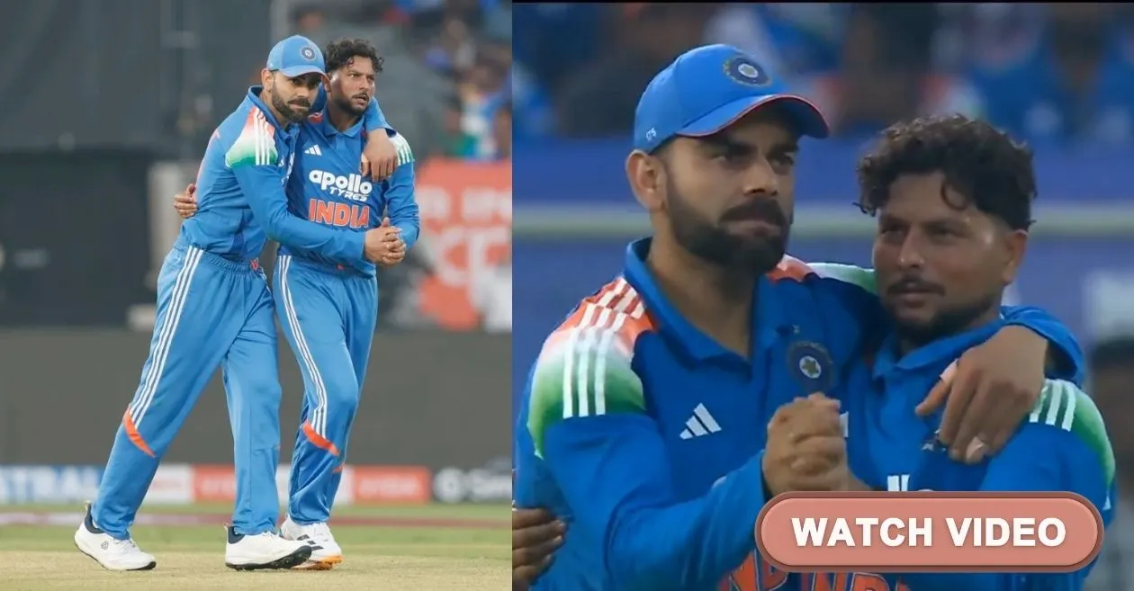 IND vs SA [WATCH]: Virat Kohli shares light-hearted bromance moment with Kuldeep during Vizag ODI