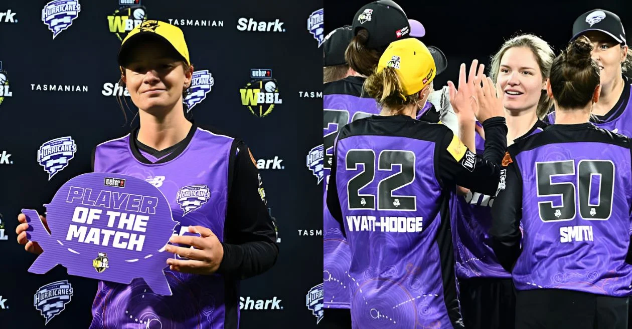 WBBL|11: Danni Wyatt-Hodge and Molly Strano help Hobart Hurricanes clinch dominating win over Melbourne Stars