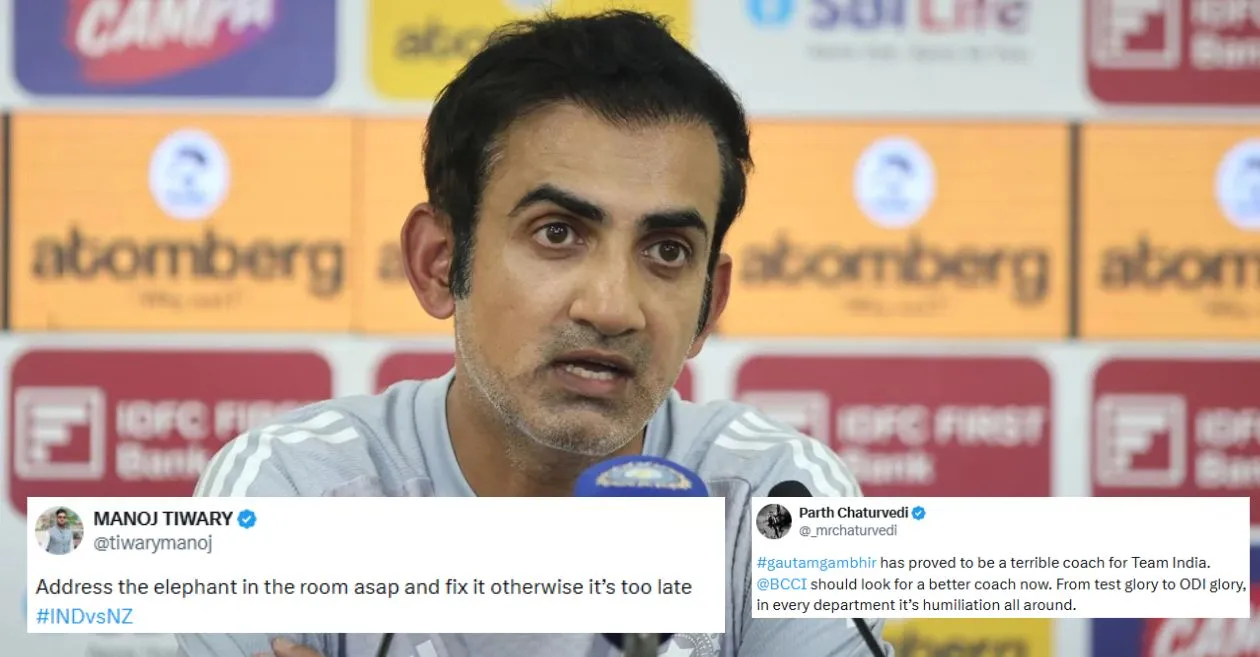 Angry fans target head coach Gautam Gambhir following India’s ODI series loss to New Zealand