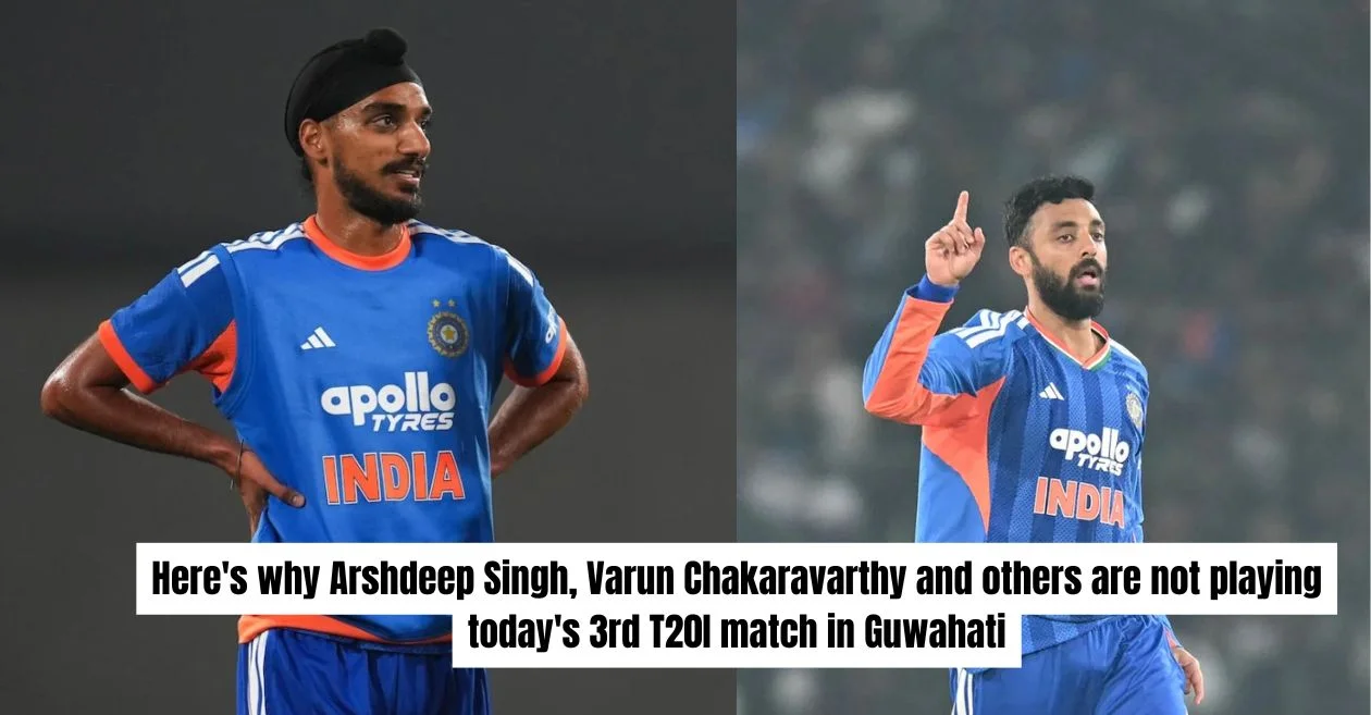 IND vs NZ: Here’s why Arshdeep Singh, Varun Chakaravarthy and others are not playing today’s 3rd T20I match in Guwahati