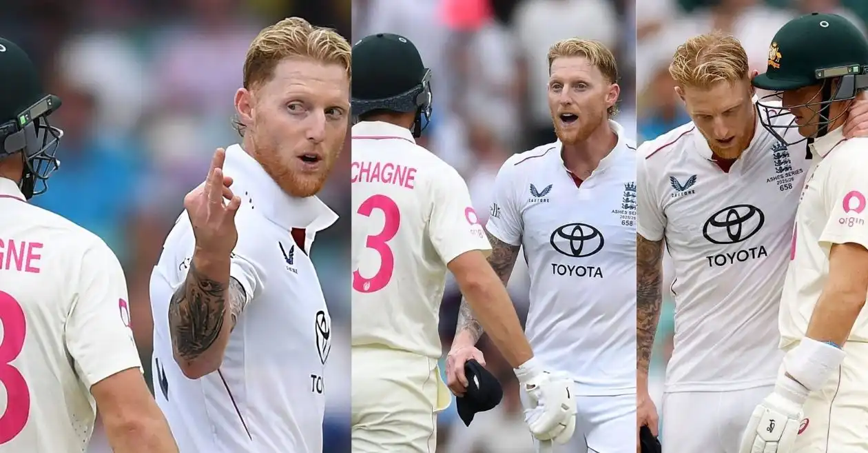 Ashes 2025-26 [WATCH]: Ben Stokes involves in war of words with Marnus Labuschagne on Day 2 of SCG Test