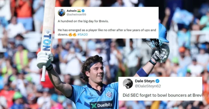 Fans erupt as Dewald Brevis lights up SA20 final with a historic hundred during Pretoria Capitals vs Sunrisers Eastern Cape game