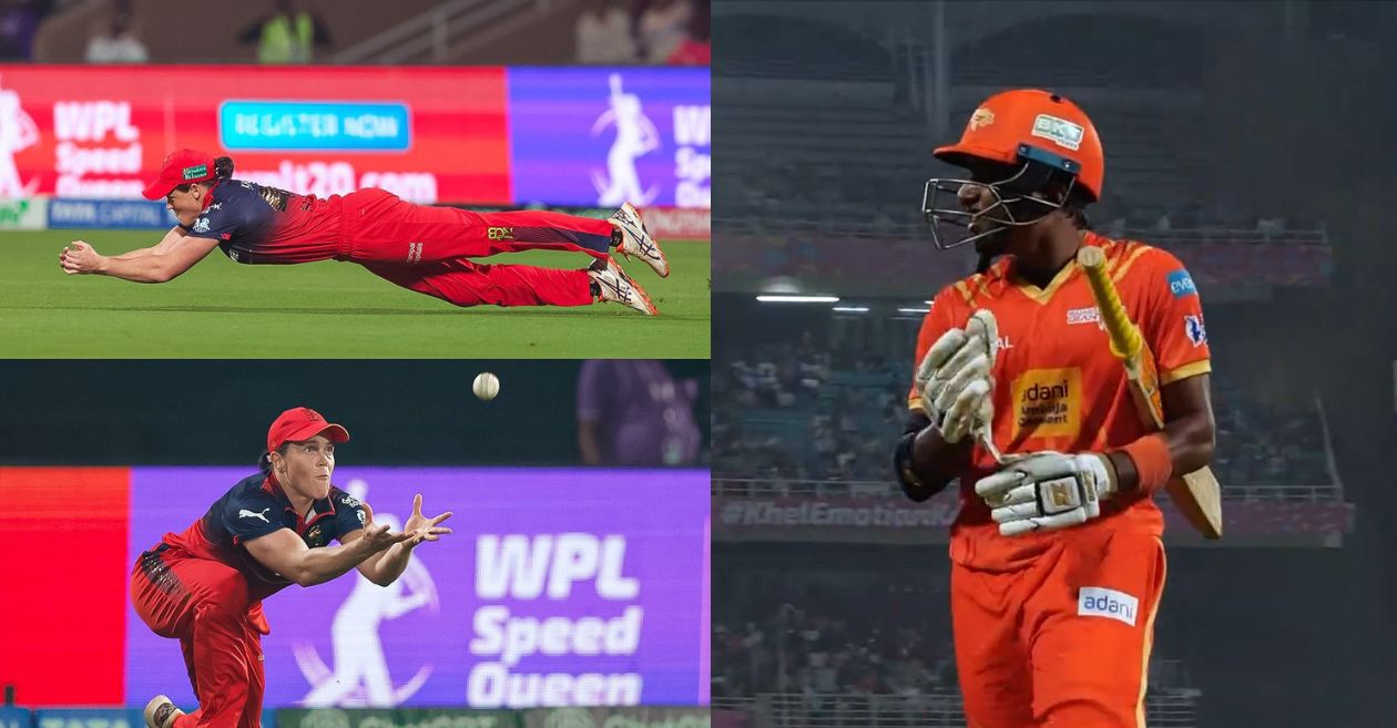 WPL 2026 [WATCH]: Flying Grace Harris takes game-changing catch to dismiss Bharti Fulmali in RCB-W vs GG-W