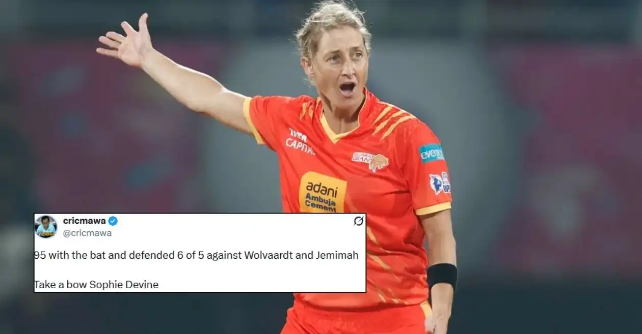 Fans go wild as Sophie Devine’s all-round show powers Gujarat Giants to thrilling win over Delhi Capitals in WPL 2026