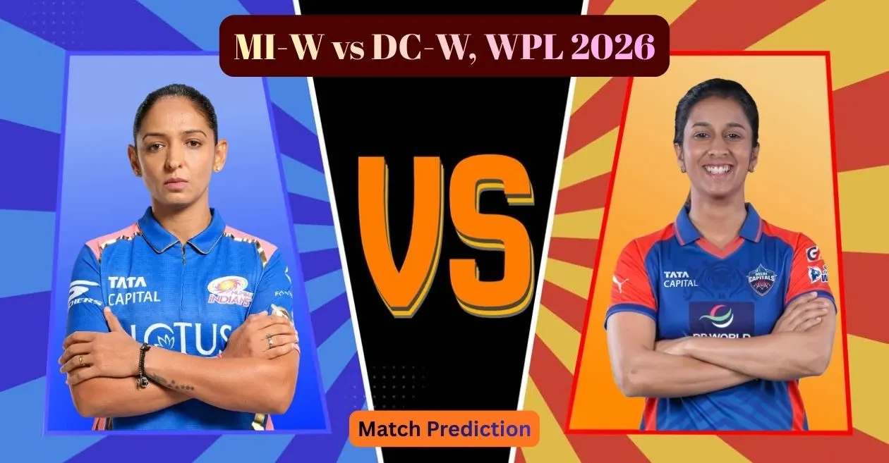 MI-W vs DC-W, WPL 2026, Match Prediction: Who will win today’s game between Mumbai Indians and Delhi Capitals?