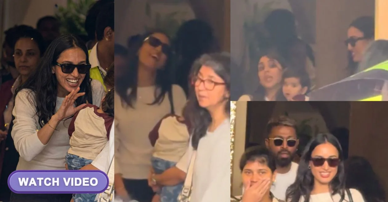 WATCH: Hardik Pandya’s girlfriend Mahieka Sharma shares adorable interaction with Rohit Sharma’s son Ahaan