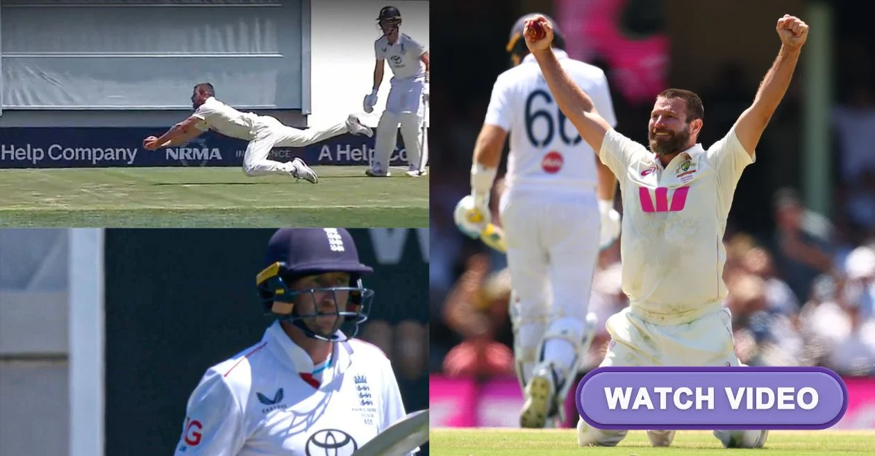 WATCH: Michael Neser takes a breathtaking catch to end Joe Root’s brilliant knock of 160 | Ashes 2025-26, Sydney Test, Day 2